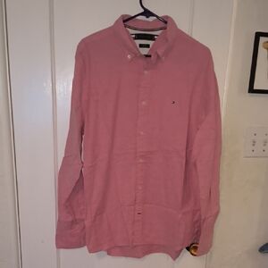 Tommy Hilfiger | Men's Casual Pink Shirt
